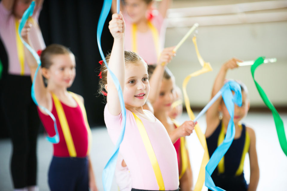 children dancing