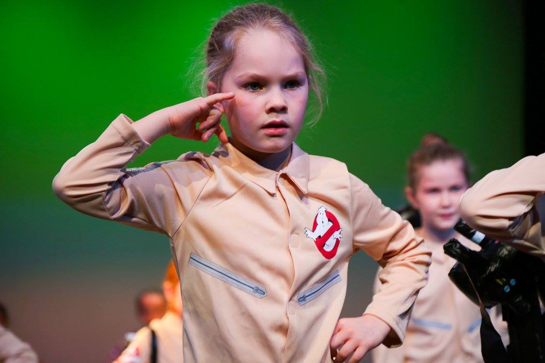child performer on stage